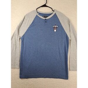 NFL Team Apparel Mens Tennessee Titans Henley Shirt Size XL Sleepwear Soft